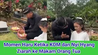 Dedi Mulyadi Ajak Putri Bungsu Ziarah ke Makam Orang Tua, Ajarkan Makna Bersyukur‼️