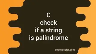 C PROGRAMMING// PALINDROME NUMBER PROGRAM 🔄🔄 // #programming #shorts