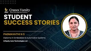 Testimonial by Padmavathi  | Placed in INFIQUITY  | PG Diploma in Embedded & Automotive Systems