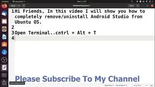 How to completely remove or uninstall Android Studio from Ubuntu OS | 2022 | learneasy