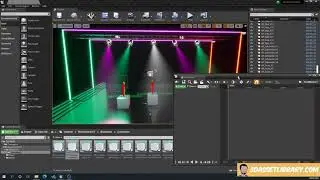Music Sets Vol 1 For Unreal Engine - Using The Simple Light Controller