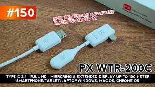 BISA SHARE SCEEEN SAMPAI 100 METER? - Review Wireless HDMI PX WTR-200C