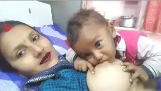 July 7, 2026 desi indian breastfeeding new vlog 😃new breastfeeding vlogs  |desi bhabhi breastfeeding