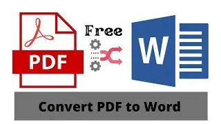 how to convert pdf to word file online free without software | Watchforlearn
