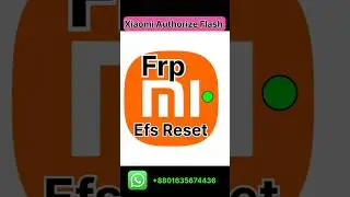 Xiaomi Authorize Flash FRP UserLock Reset #shorts