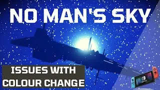Changing colour issues on freighters in No Man's Sky