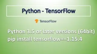 Python Project Execution TensorFlow | Leela Soft | Madhu Sir