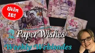 1 Scrapbook Page & 3 Card Ideas Using  12x12 Floral Scrapbook Papers by Crafter's Companion