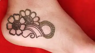 Simple mehandi | Mehndi ka design, leg Mehndi design | Very beautiful stylish mehndi design for leg