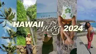 HAWAII VLOG 🌺 First time in Wakiki, rainforest hike, trolley tour, exploring Oahu with my mom