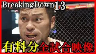 【有料分】ブレイキングダウン13全試合を一挙公開！
