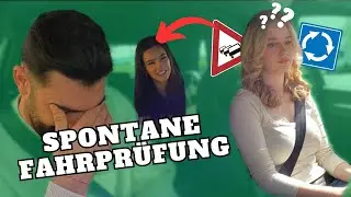 SPONTANE FAHRPRÜFUNG! PRANK AN FAHRSCHÜLERIN 🤣🔥