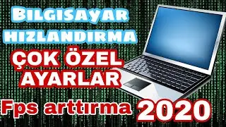 Bilgisayar Hızlandırma Fps Arttırma 2020