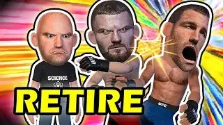 Luke Rockhold get KOed AGAIN and Dana pushing for Retirement