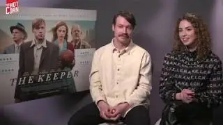 THE KEEPER | David Kross and Freya Mavor interview | HOT CORN