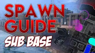 Ultimate SPAWN GUIDE for SUB BASE Hardpoint in MW3 Ranked Play! (NEW SPAWNS IN DESC)