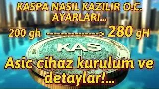 KASPA Coin Nasıl Kazılır | Kaspa Mining | Kutu Açılımı O.C. Ayarları ve Kurulum.