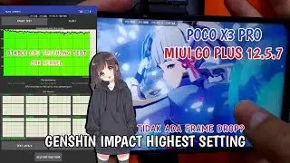 60 FPS On Genshin Impact | Poco X3 PRO HIGHEST SETTING