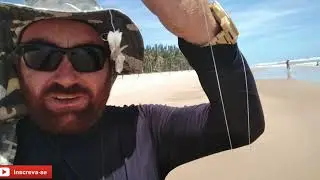 Você Não Vai Acreditar, Quantos Peixes Grande Com essa Isca. Na Pesca De Praia !