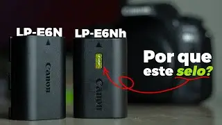 LP-E6N e LP-E6NH: Baterias para Canon 80d, 90d, 5dmkII, 5dmkIII, 6d, 6dmkII, R6, R6mkII...