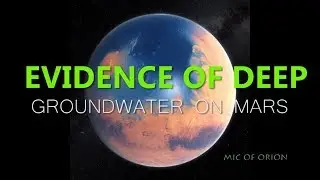 Evidence Of Deep Groundwater On Mars