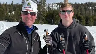 Father Son Workout Vlog -  First XC SKi 2024