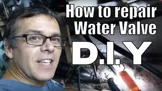How to replace, House main water valve, Fix it! Plumbing 101. Max ofalltrades 