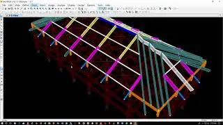 How to design sap2000 roof steel structural building 1