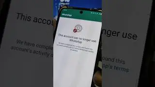 This account can no longer use whatsapp this account can no longer use whatsapp due to spam 