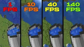 water bucket MLG with 5, 10, 20, 40, 80, 140 fps