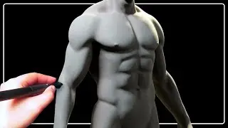 Sculpting a Full Male Character - Part 2: Arms | Blender 3D