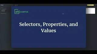 Selectors, Properties, Values | Basic of CSS