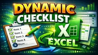 One Click Dynamic Checklist | Microsoft Excel