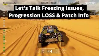 Dakar Desert Rally: Progression Loss, Lag & Freezing Issues + Patch INFO - This NEEDS to be Fixed…