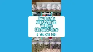 How to make 6 Figures a year with your Silhouette Cameo Plot Cutter - Wedding Wine Glass Favors
