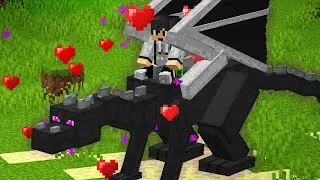 So I TAMED the Ender Dragon in Minecraft... (Flying)