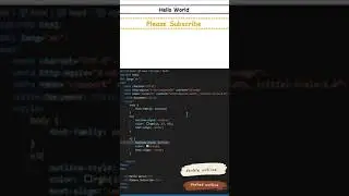 How to style outline text | html | css