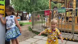 Гуляем с Николь и Стефаном в парке «Кузьминки», лето 2022