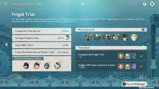 [EVENT] Genshin Impact: Misty Dungeon: Frigid Trial (Day 3)