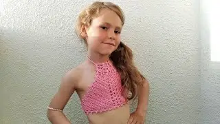 Мастер-класс по вязанию КРОП-ТОПА крючком / Crochet crop top