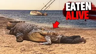 This Man Gets EATEN ALIVE After Shipwreck Into Crocodile Infested Water!
