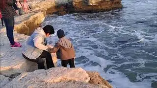 Гуля и море,октябрь 2017