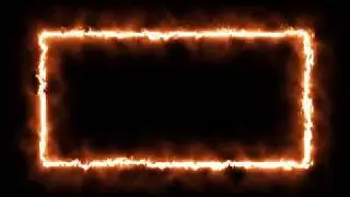 FREE HD Green Screen - GLOW FIRE FRAME
