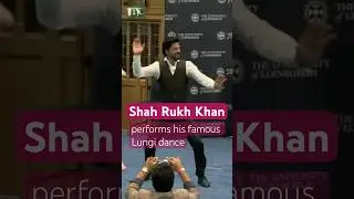 Shah Rukh Khan dances at the University of Edinburgh graduations