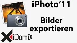 iPhoto Fotos exportieren (Einstellungen und Erklärung)