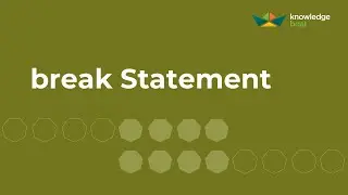 break Statement | ICSE Computer Applications | Java & BlueJ