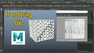 How to transfer UVs |Transfer Attributes | Autodesk Maya Tutorial
