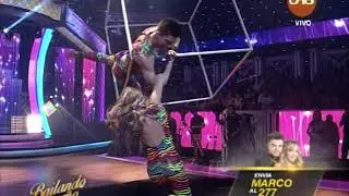 ¡Marco Jimenez y Wendy Flores bailan en #ElCubo! #Bailando2017