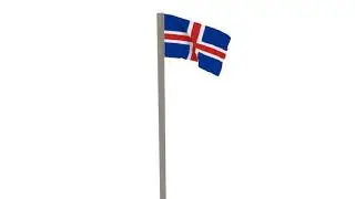 Flag 3D Animation