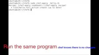 hello world with chef tutorial, getting started